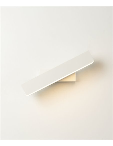 Aplique de pared Ander – FORLIGHT – Lámpara con pantalla orientable blanca, LED 3000K 720 lm
