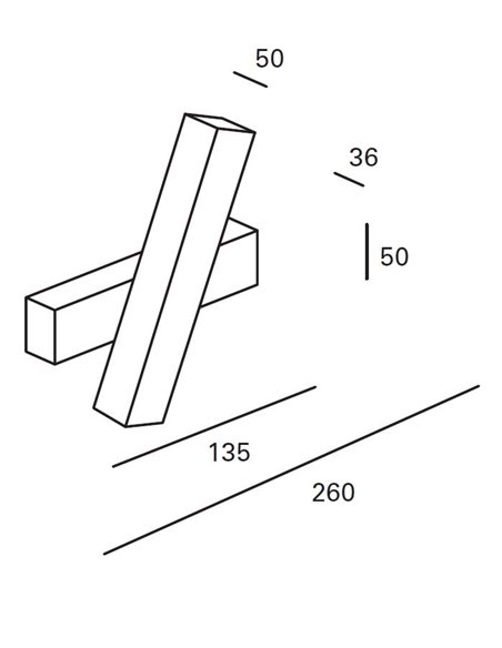Aplique de pared Ander – FORLIGHT – Lámpara con pantalla orientable blanca, LED 3000K 720 lm