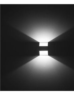 Aplique de pared Keop – FORLIGHT – Lámpara moderna blanca, LED 3000K 420 lm 2