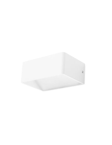 Aplique de pared Toppi – FORLIGHT – Lámpara de aluminio blanco, Disponible en dos medidas, LED 3000K