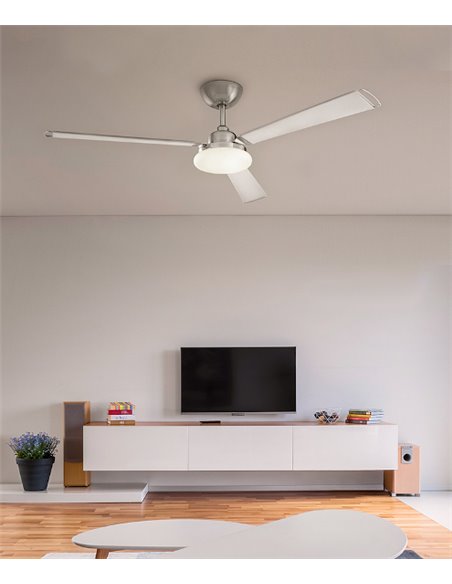 Ventilador de techo con luz Calima – FORLIGHT – Motor DC, Ventilador Smart, LED regulable, 5/6 velocidades