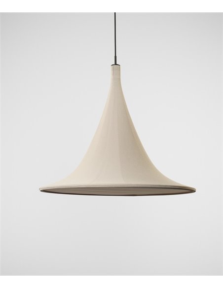 Lámpara de techo Cabana - a-emotional light – Pantalla hecha de punto 3D, Dos tamaños: 60 cm/90 cm
