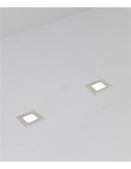 Lámpara empotrable de suelo disponible en dos temperaturas de color Led-18 - Faro