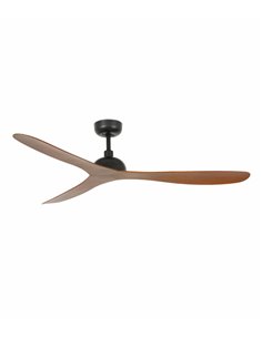 Ventilador de techo nogal tres aspas SMART Gotland - Faro 2