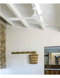 Ventilador de techo blanco tres aspas Gotland - Faro