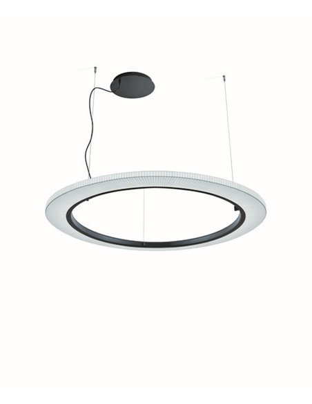 Lámpara colgante Roda – Bover – Lámpara circular en 3 tamaños, LED Regulable 1-10V