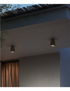 Plafón de techo Nut – Bover – Lámpara de exterior IP54, Regulable LED Triac 2