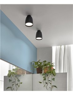 Plafón de techo Nut – Bover – Lámpara de exterior IP54, Regulable LED Triac