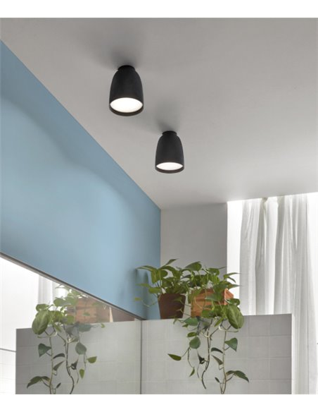 Plafón de techo Nut – Bover – Lámpara de exterior IP54, Regulable LED Triac