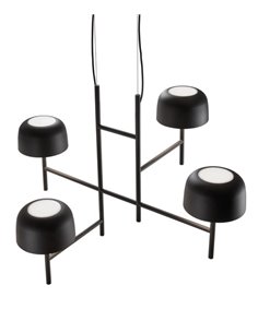 Lámpara colgante Bol – Bover – Decorativa con 4 luces, LED Regulable TRIAC 2
