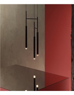 Lámpara colgante de techo Candle – LedsC4 – Disponible en 2 colores, Regulable corte de fase