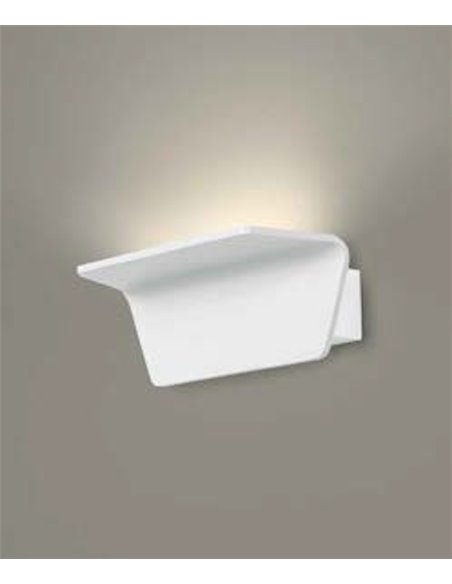 Aplique de pared Neu – LedsC4 – Lámapra blanca, LED 3000K regulable