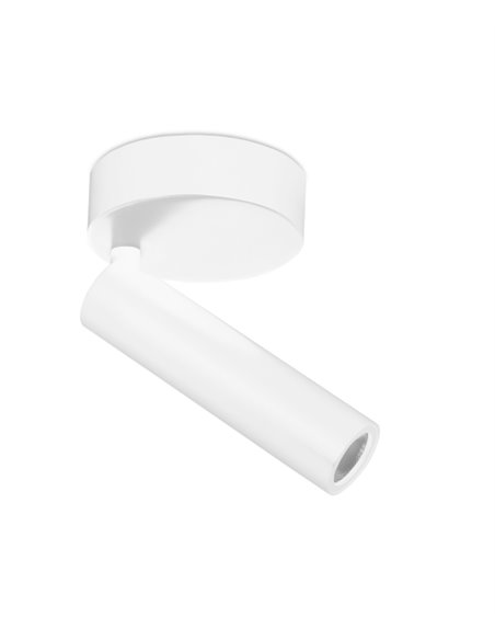 Aplique de pared Stylus Switch – LedsC4 – Lámpara de lectura con interruptor, LED 3000K, Disponible en blanco o negro