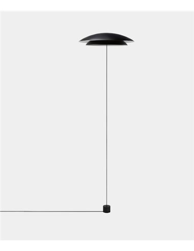 Lámpara de pie/techo Noway Double – LedsC4 – Lámpara minimalista en 2 colores, LED 3000K