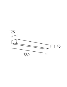 Aplique de pared Toilet Q – LedsC4 – Lámpara para espejo de baño, Disponible en 2 tamaños, LED 3000K 2
