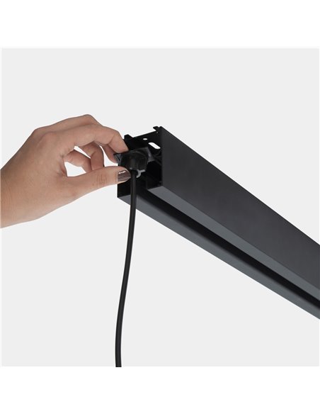 Lámpara colgante Pipe para carril Deltatrack – LedsC4 – Lámapra de techo tipo tubo, Disponible en varias opciones, Incluye 2 gan