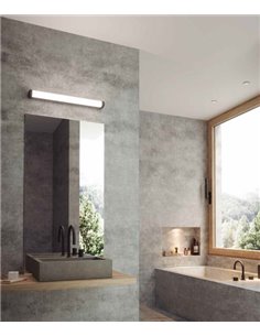 Aplique de pared Toi – LedsC4 – Lámpara para baño en 2 tamaños, LED 3000K