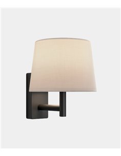 Aplique de pared Metrica – LedsC4 – Lámpara de pared decorativa con pantalla blanca, Disponible en 2 colores 2