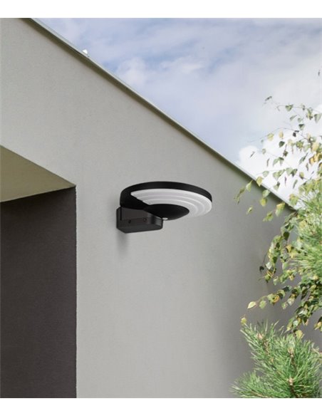 Aplique de pared Gloss – ACB – Lámpara solar de exterior, LED 3000K