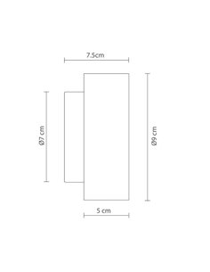 Lámpara de techo/aplique de pared Rock – Robin – Diseño redondo de alabastro, disponible en 2 tamaños