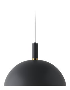 Lámpara colgante Renata Bell – Robin – Pantalla semiovalada en 2 colores, Ø 36 cm 2