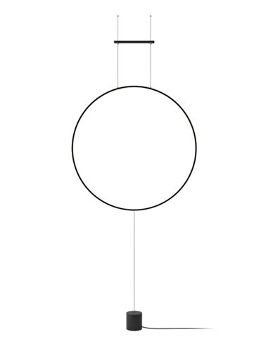 Lámpara de pie Ramona – Robin – Diseño minimalista, Acabado negro mate, LED 3000K