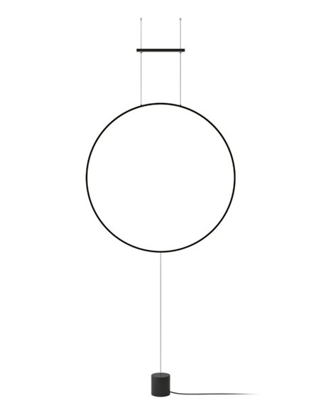 Lámpara de pie Ramona – Robin – Diseño minimalista, Acabado negro mate, LED 3000K