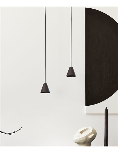 Lámpara colgante Rimini – Robin – Lámpara LED 3000K, Regulable Dali/No regulable, Altura regulable