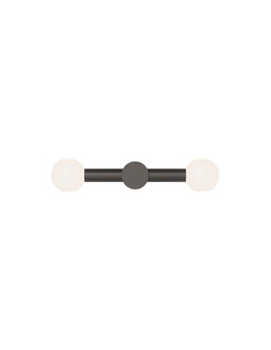 Aplique de pared Rigoberta Direct Duo – Robin – Diseño minimalista en negro o blanco