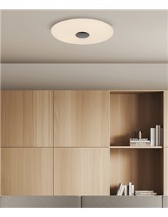 Aplique / Plafón de Techo Live - ACB - Cristal Blanco 38 cm/52 cm