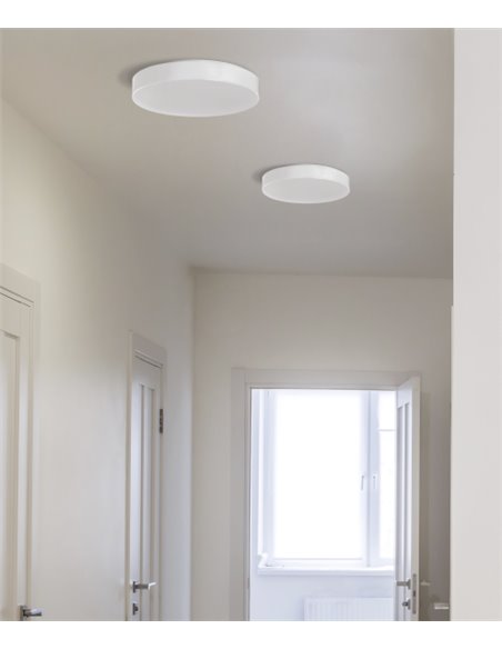 Plafón Aten - ACB - Plafón LED Exterior blanco 4000K