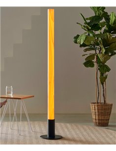 Lámpara de pie Estela - LZF Lamps - Diseño elegante de chapa de madera, Regulable