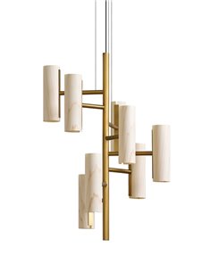 Lámpara colgante Black Note - LZF - Lámpara LED regulable, altura: 100 cm, diseño de madera 2