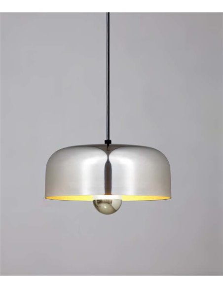 Lámpara de suspensión Born – Luxcambra – Lámpara de techo vintage de aluminio, Ø 26 cm