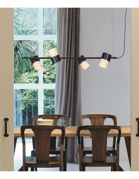 Lámpara colgante Kan C – Luxcambra – Luces orientables, pantallas de cotonet