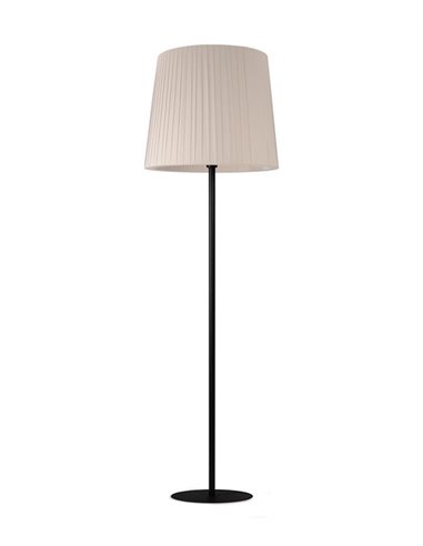 Lámpara de pie Toscana – Luxcambra – Pantalla encintada beige, altura: 175 cm