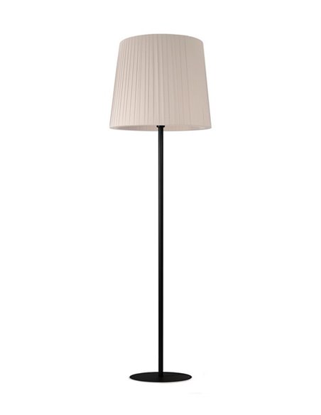 Lámpara de pie Toscana – Luxcambra – Pantalla encintada beige, altura: 175 cm