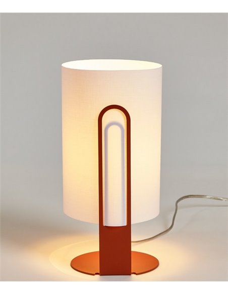 Lámpara de mesa Clipam – Luxcambra – Lámpara decorativa con pantalla de cotonet
