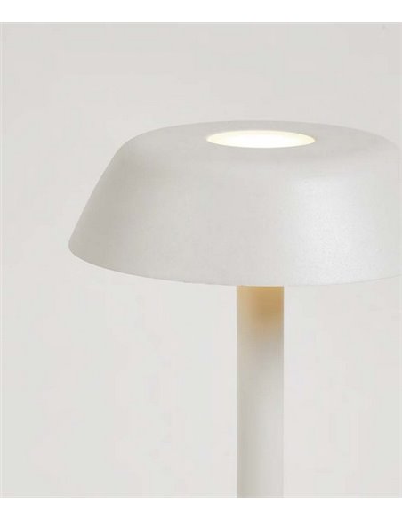 Lámpara de mesa Sarria L – Luxcambra – Diseño moderno en blanco