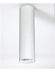 Plafón de techo Kea – Luxcambra – Diseño minimalista tubular en blanco o negro