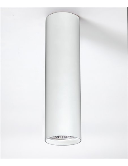 Plafón de techo Kea – Luxcambra – Diseño minimalista tubular en blanco o negro