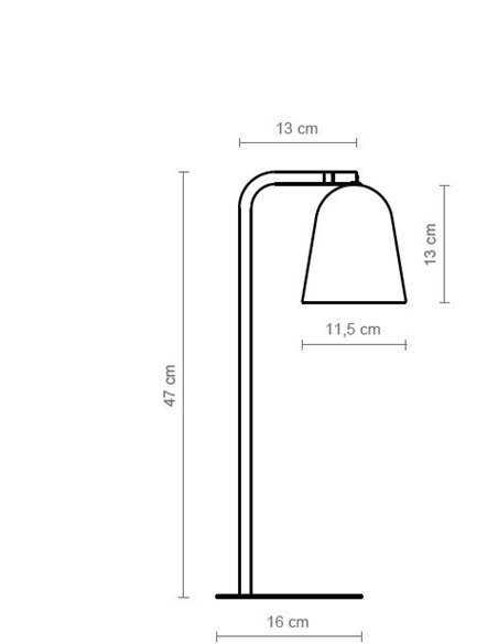 Lámpara de mesa Lula – Luxcambra – Lámpara moderna en blanco o negro