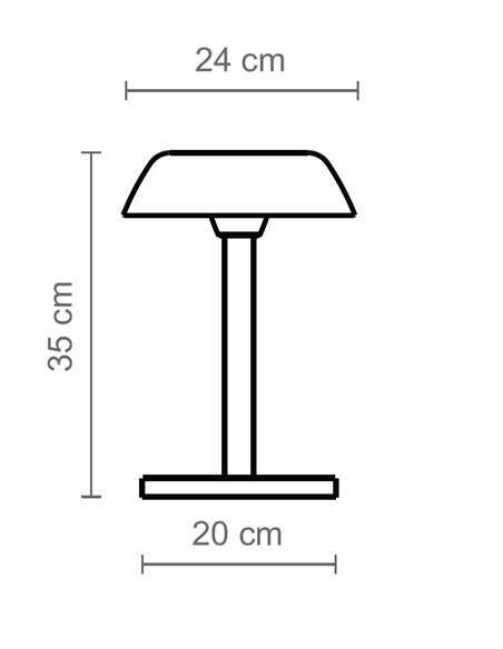 Lámpara de mesa Sarria S – Luxcambra – Diseño moderno en negro y terracota