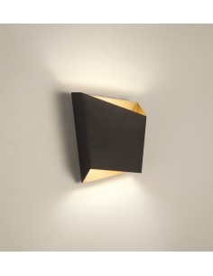 Aplique de pared negro...