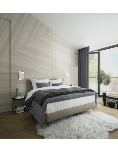 Aplique de pared blanco...