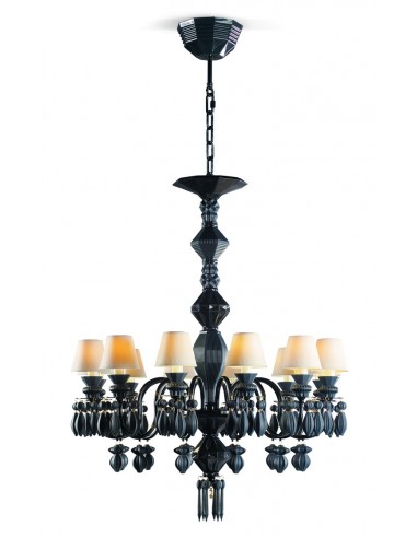 Porcelain Chandelier – Lladró – Black...