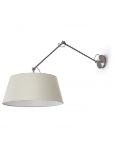 Adjustable wall and ceiling lamp with beige shade - Easy - Exo - Novolux 2