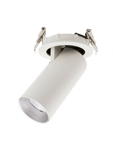 LED white aluminum recessed spotlight...