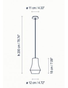 Tibeta pendant light - Bover