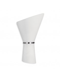 Aplique de pared de cristal de doble capa en opal - Perla - ACB Iluminación 2